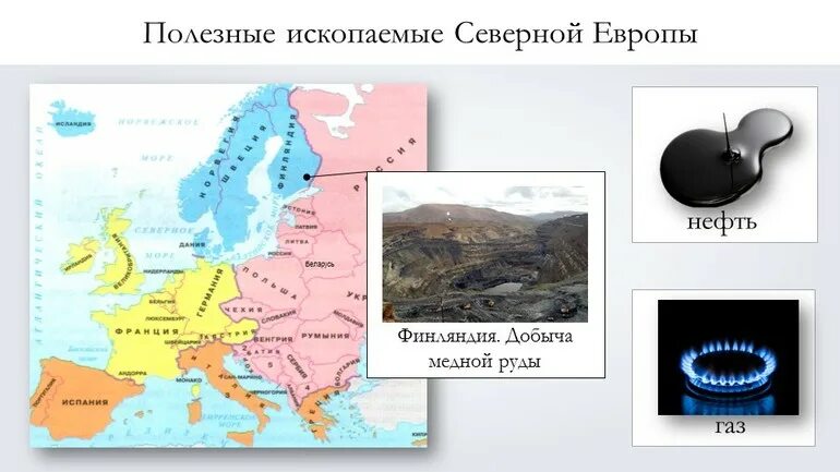 Зарубежная европа ископаемые. Минеральные ресурсы Северной Европы карта. Природные ресурсы Северной Европы. Полезные ископаемые Северной Европы. Ресурсы стран Европы.