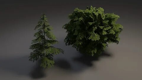 Blender дерево