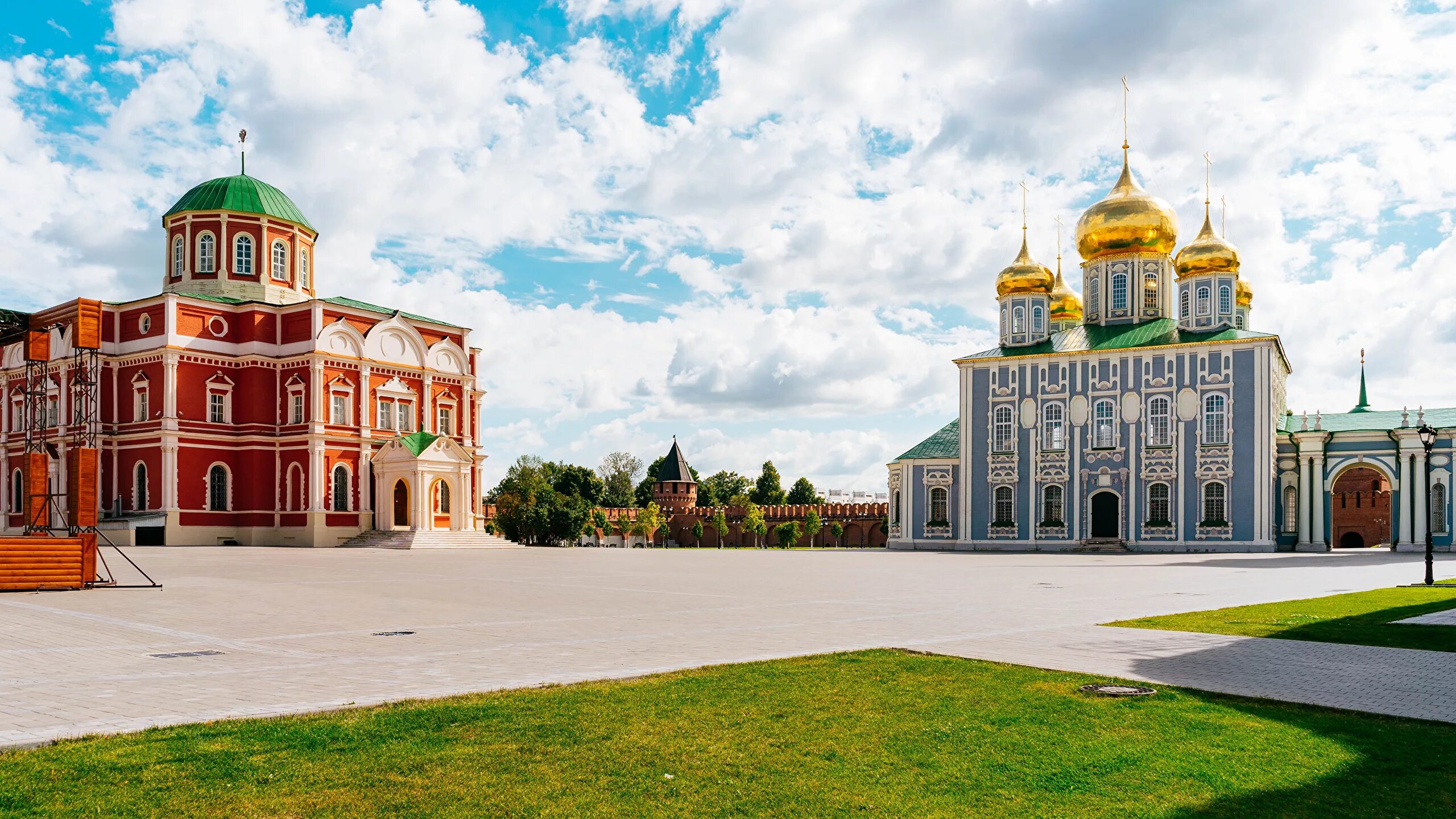 Тульский Кремль Тула. Успенский и Богоявленский соборы тульского Кремля.