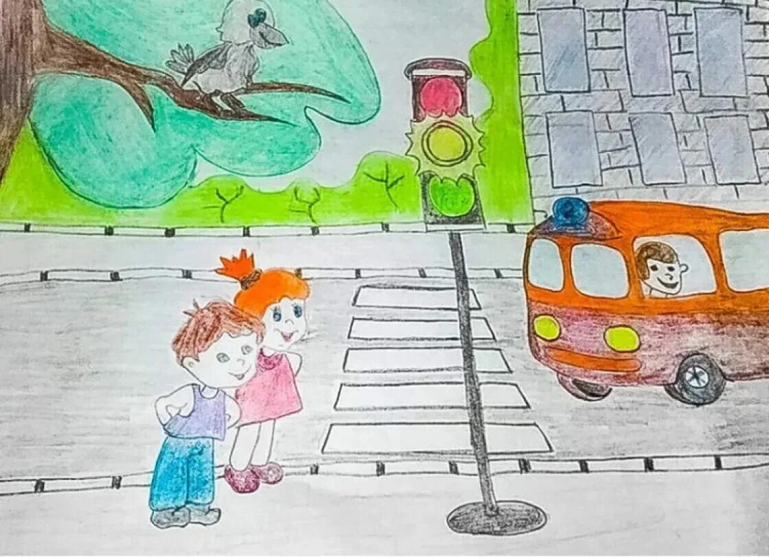 Рисунки правила движения. Рисунок ПДД. Рисунок по правилам дорожного движения. Рисунок на тему ПДД. Дорога глазами детей.