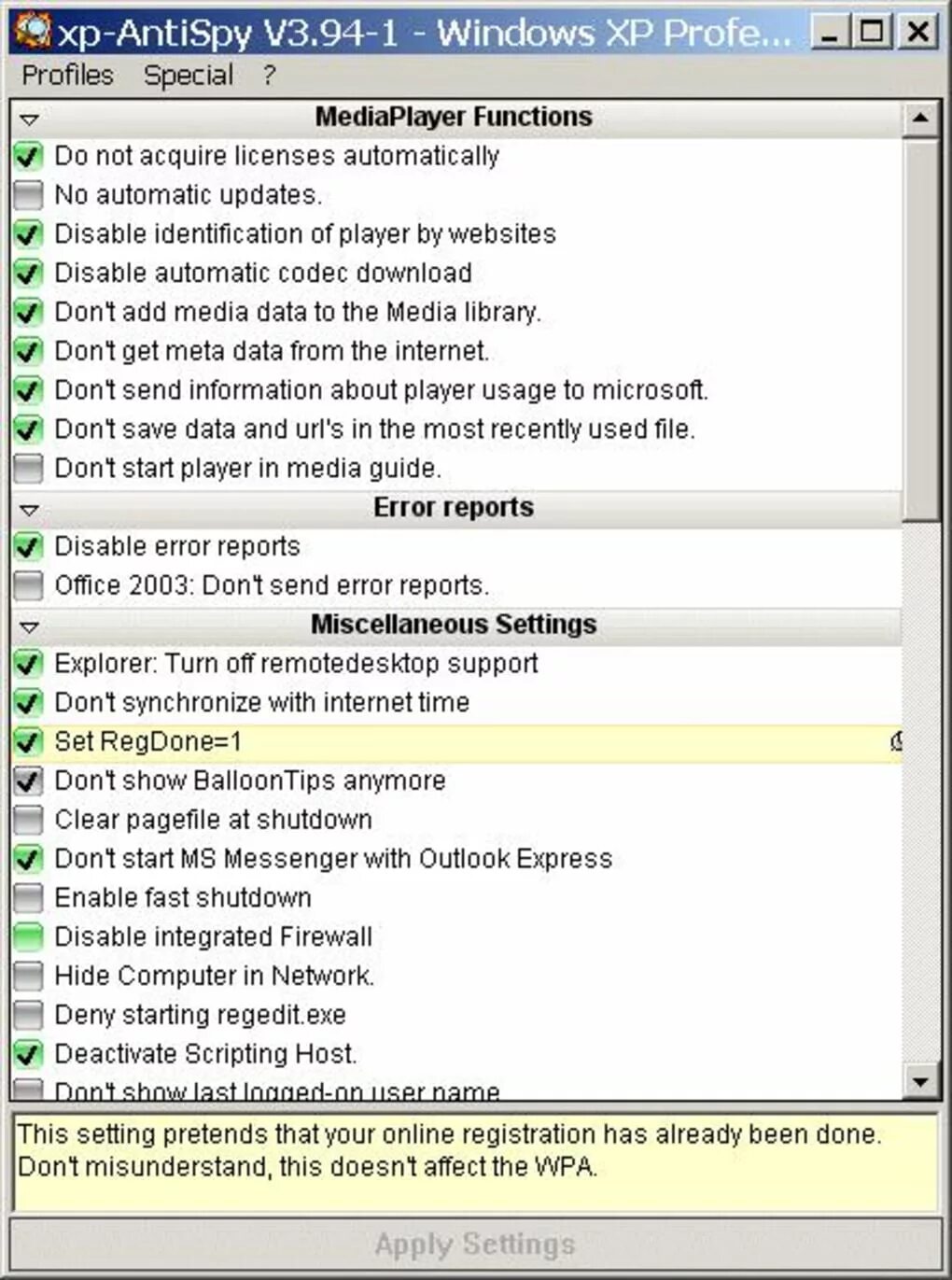 Medium error