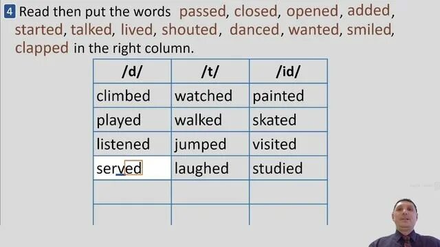 Правило чтения окончания ed в английском языке 4 класс. Тренировка чтения окончания ed. Окончание ed упражнения. Правила чтения окончания ed в английском языке. Модуль 6 уроки 11а 11b