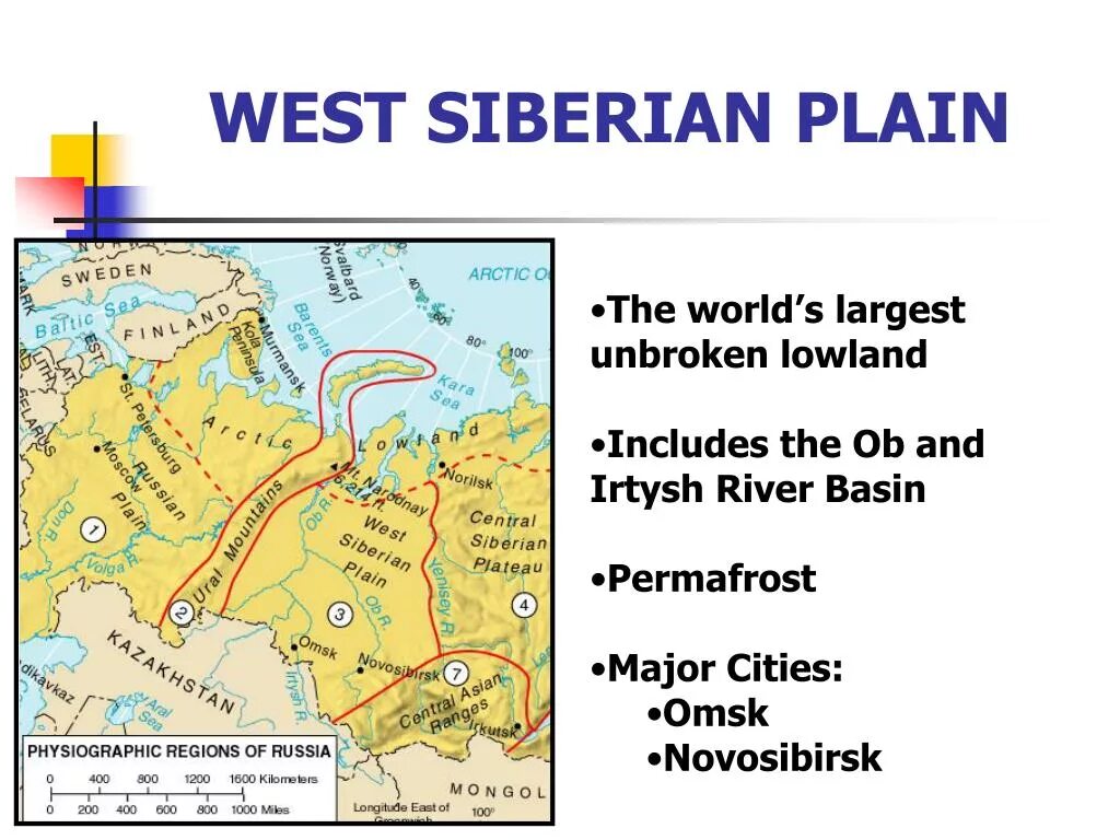 West Siberian Plain. West Siberian Lowland. West Siberia Map. North West Siberia.