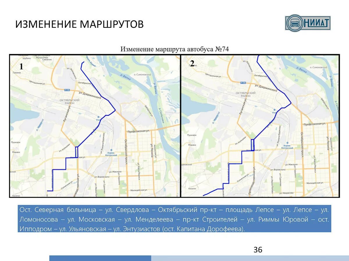 Маршрутная сеть Кирова. Изменение маршрута. Маршруты автобусов Киров. Карта маршрутных автобусов Киров.