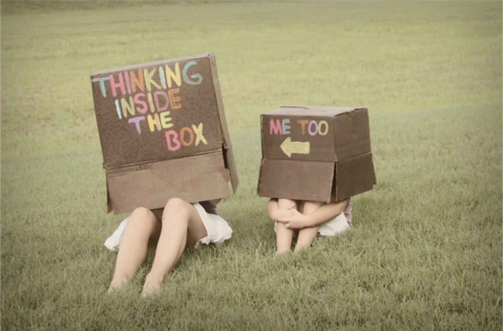 He takes the box. Счастье креатив. Thinking out of the Box. Creative Box. Funny Box.