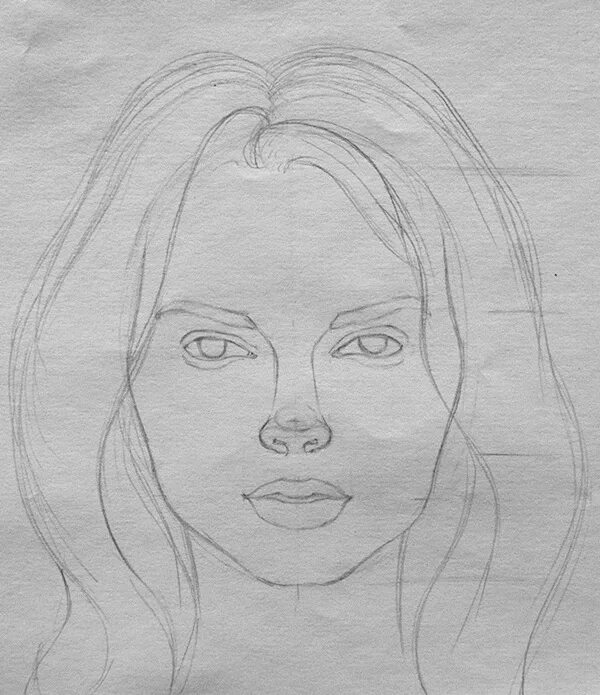 Легкие портреты. Портрет карандашом легко 6 класс. Портрет карандашом легко 6 класс. Лицо карандашом. Лицо девушки рисунок.