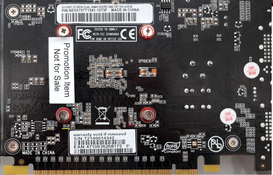 Схема платы gtx 750 ne5x75001341 1073f Обзор и тестирование видеокарт Palit GeForce GTX 750 Ti StormX OC и Zotac GeForc