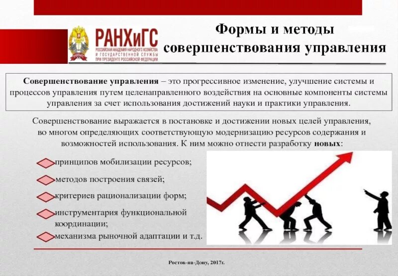 Совершенствование организации труда. Таблица система методов управления персоналом. Управление фирмой: методы и принципы управления. Мероприятия по увеличению производительности труда. Совершенствование управления персоналом.