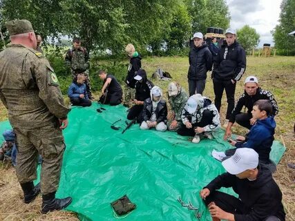 Военно патриотический слет защитники