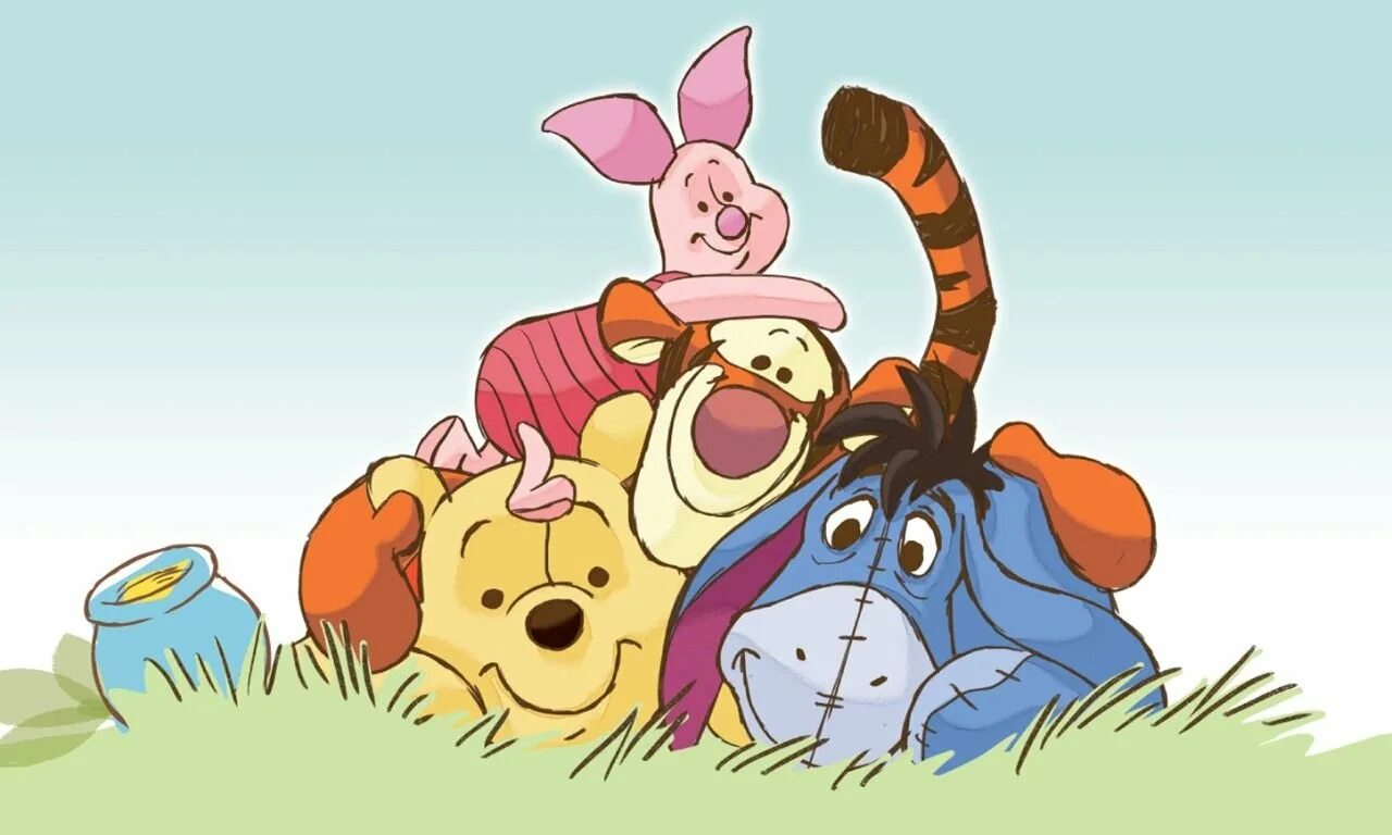 Тигруля и кристофер робин. Тигр винни пух пятачок сова. Тигра винни пух. Мультфильм винни пух тигр. Домик тигры из винни пуха.