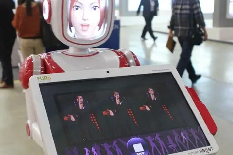 Робот передвигается на экране