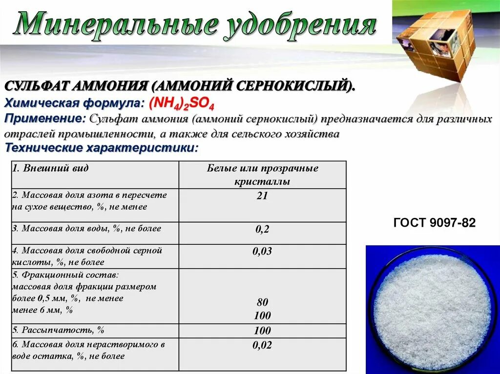 Соединение минеральных удобрений. Химический состав удобрения сульфата аммония. Сульфат аммония формула удобрения. Сульфат аммония нормы внесения удобрений. Применение Минеральных удобрений.