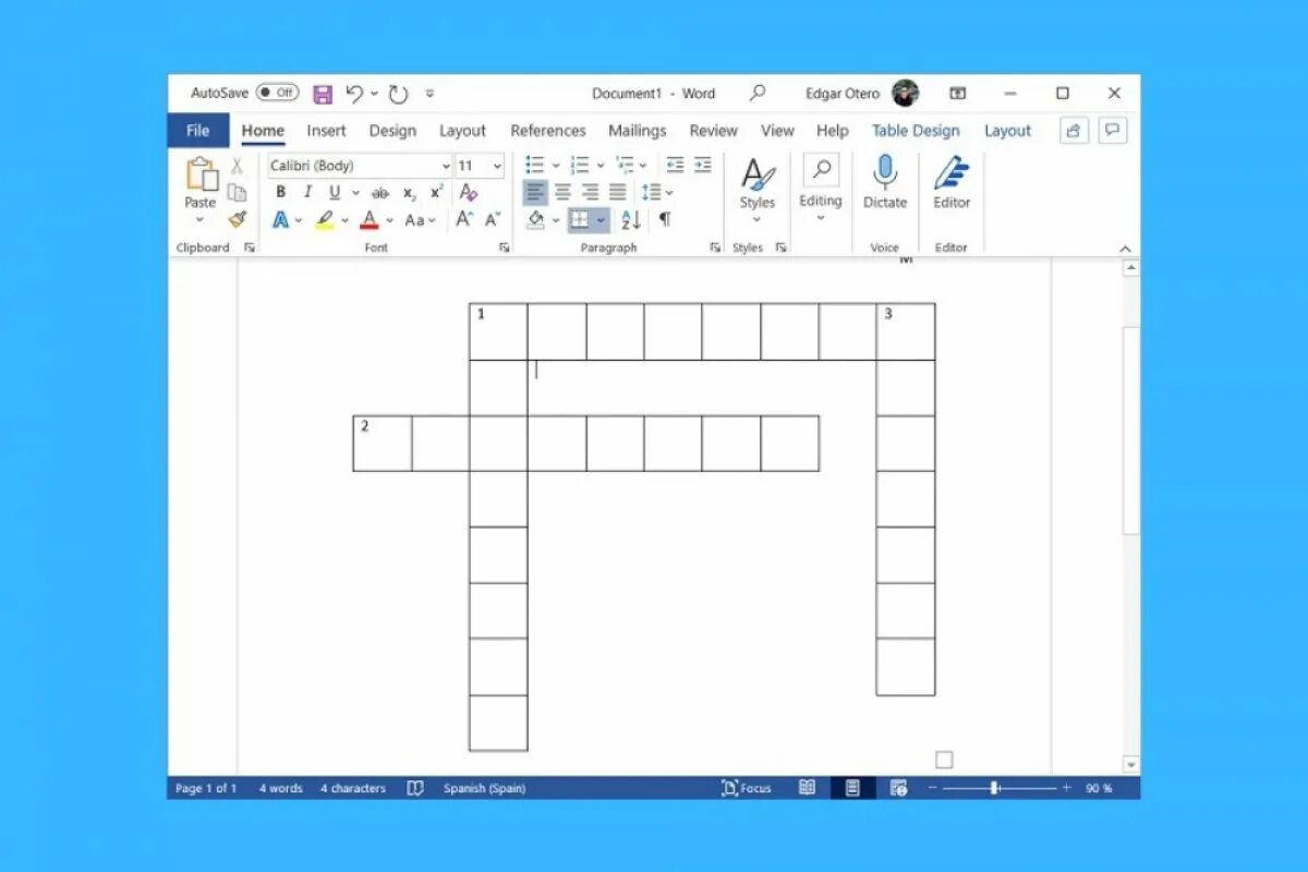 Make a crossword. Как делать кроссворд в Ворде. Как составить кроссворд в Ворде. Таблица для кроссворда в Ворде. Как нарисовать кроссворд в Word.