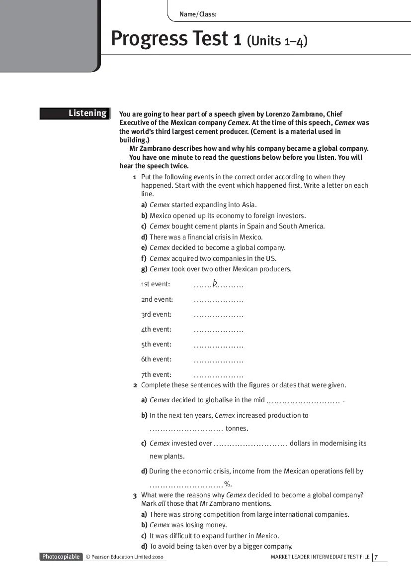 In company answers. Intermediate Test Unit 1. English file Upper Intermediate Test 1 ответы. Intermediate progress Test Unit 3. New Market leader pre Intermediate Practice ответы.