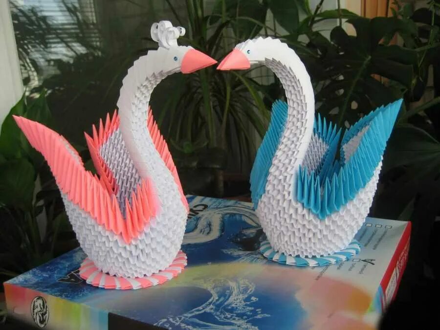 Модульное оригами. Модули из бумаги лебедь. Лебедь из бумаги модульное оригами. 3д оригами лебедь. Лебедь шипун оригами.