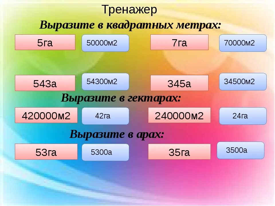 Выразить га в квадратных метрах. Выразить в квадратных м. Выразите в квадратных метрах 5 га. Как выразить гектар в квадратных метрах.