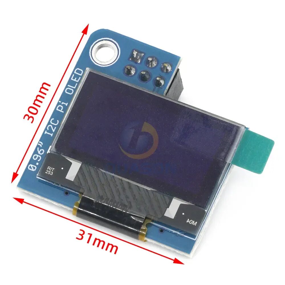 I2c дисплеем ssd1306. Ssd1306 128x32 add picture code.