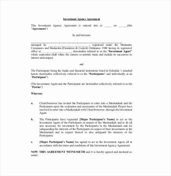 Investment memorandum example. Investment agreement. Business agreement document. Shareholders agreement. Договор мушарака шаблон.
