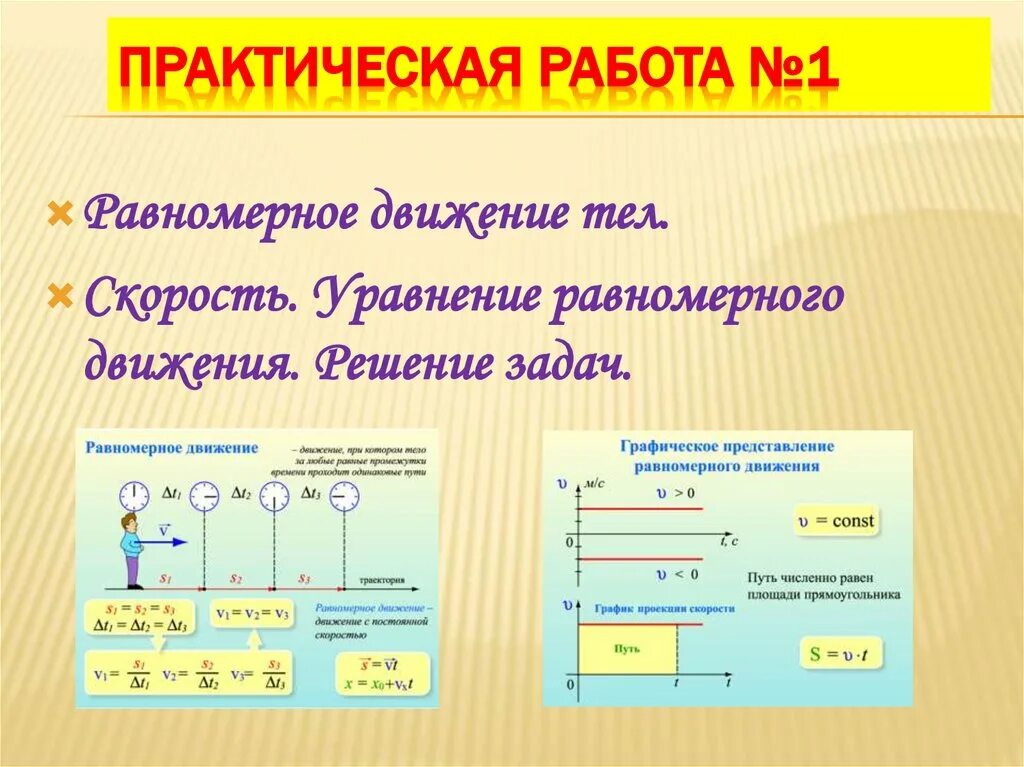 Какое движение равномерное