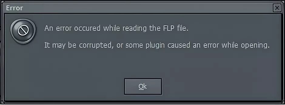 Error opening file reading