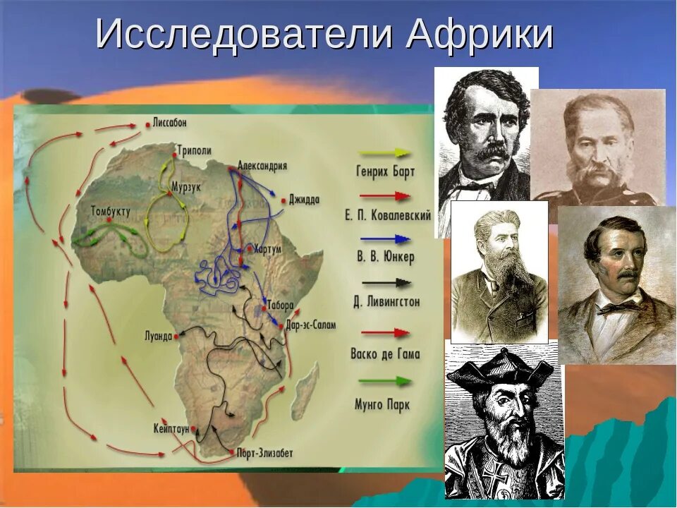 Какой ученый возглавлял экспедицию в северную америку. Путешественники и исследователи Африки. Экспедиция Давида Ливингстона. Исследователи и открыватели путешественники Африки. История исследования Африки карта.