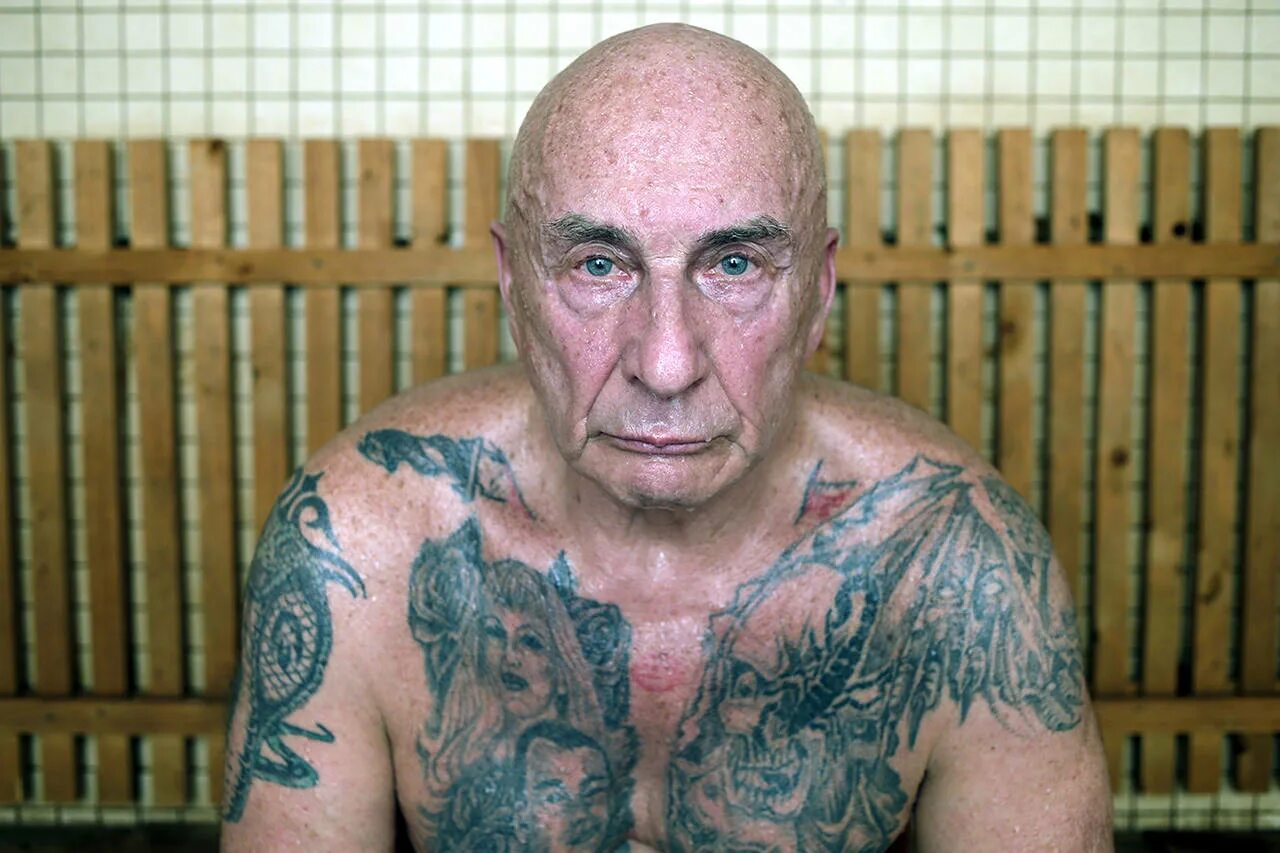 Борис найфельд. Биба найфельд. Дед зек. Наколки на стариках. Дед зек.