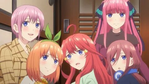 Бесплатно Скачать оригинал аниме, Аниме девушки, Anime screenshot, 5 toubun...