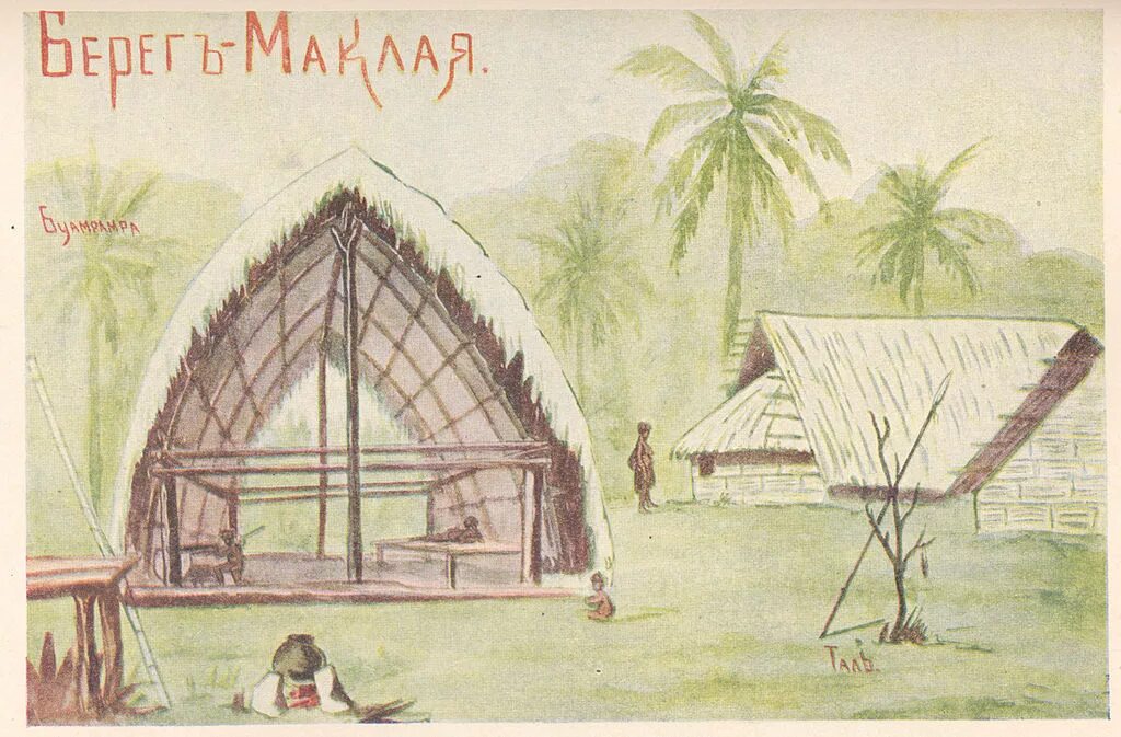 Как маклай ходил в деревню. Хижина миклухо маклая. миклухо маклай папуа новая гвинея. зарисовки миклухо маклая. берег маклая новая гвинея.
