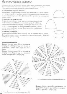 Связать шапочку крючком схема