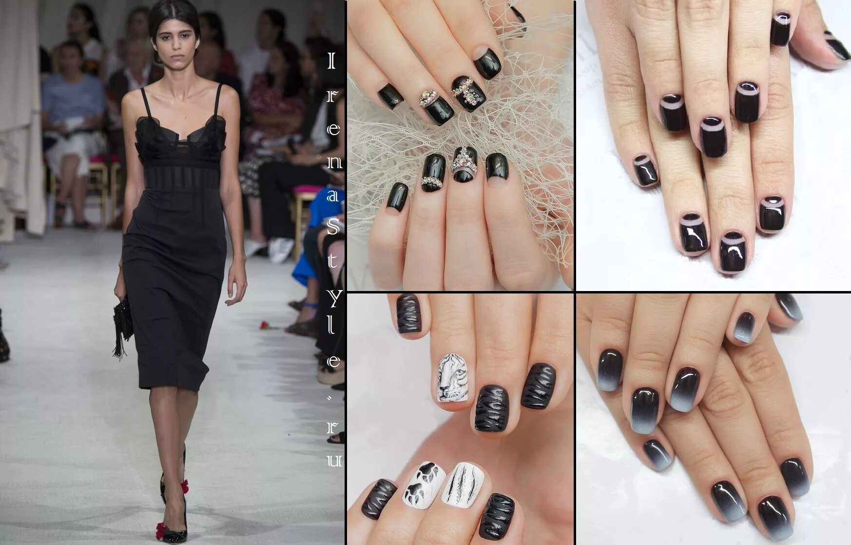 Черный мрамор #маникюр #ногти #дизайнногтей #мрамор #nails Ногти телесного цвета