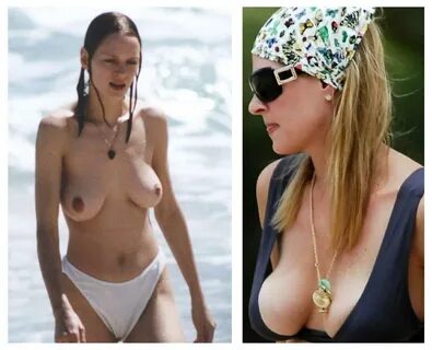 Uma thurman tits.