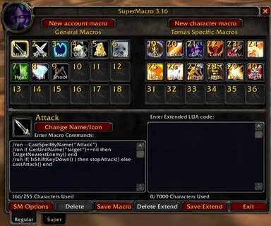 Wow macros