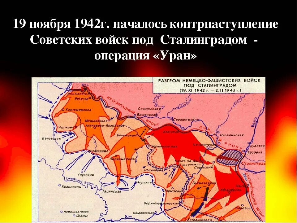 Контрнаступление советских войск под сталинградом операция. Операция Уран 19 ноября 1942. 19 Ноября 1942 контрнаступление советских войск под Сталинградом. Операция Уран Сталинградская битва 19 ноября. Сталинградская битва (19 ноября 1942 года – 2 февраля 1943 года) –.