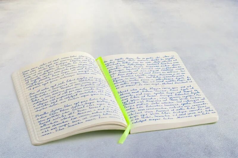 The open notebook