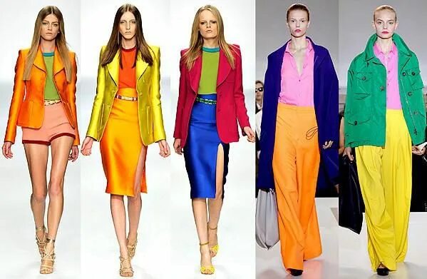 Сочетание ярких цветов в одежде Style Recipe Color blocking outfits, Colorful fashion, Colour combinations fashi
