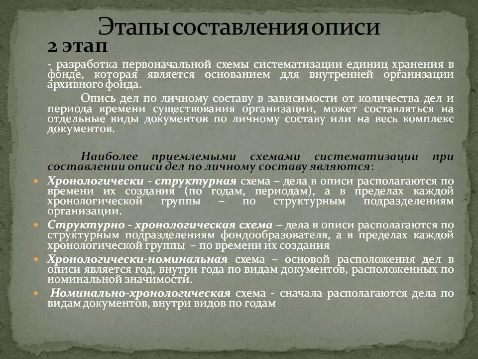 Разработка урока "Организация передачи дел на архивное хранение"