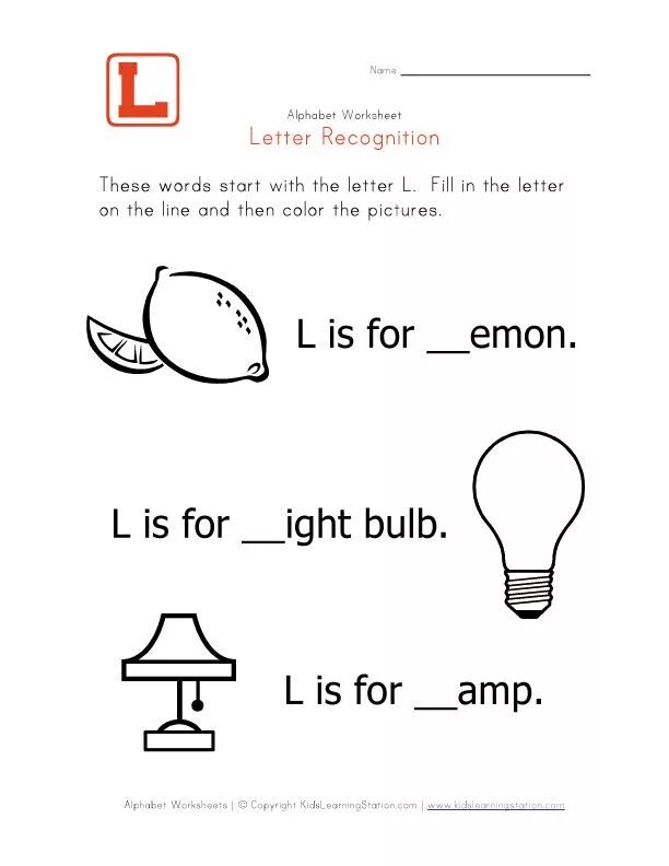 Start with a letter. Letter l чтение worksheets. letter recognition worksheets. words with letter l. letter recognition worksheets for kids.