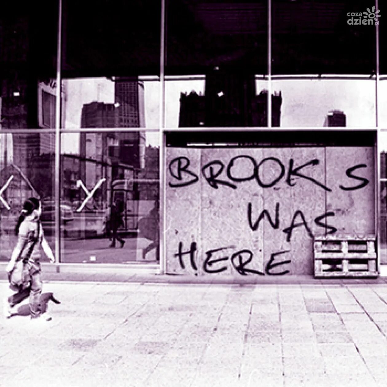 The time is here at last. Brooks was here. здесь был брукс и ред. brooks was here so was red.