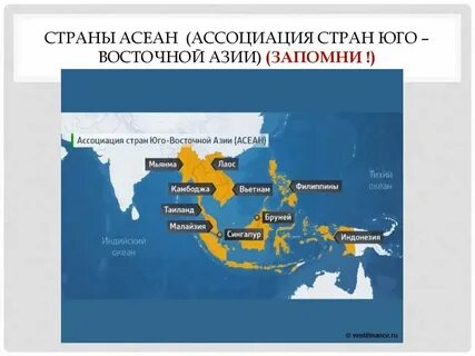 Асеан какие страны входят в состав
