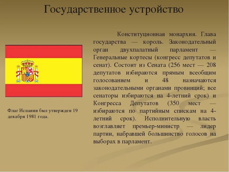 Испания правление страной. Форма гос устройства Испании. Государственный Строй Испании. Политическая система Испании схема. Политический Строй Испании.