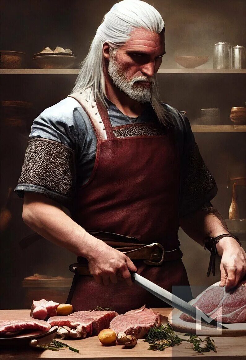 Ведьмак мясник из блавикена. Геральт из ривии мясник из блавикена. Мясник из блавикена почему. Блавикен ведьмак 3. Стрегобор ведьмак.