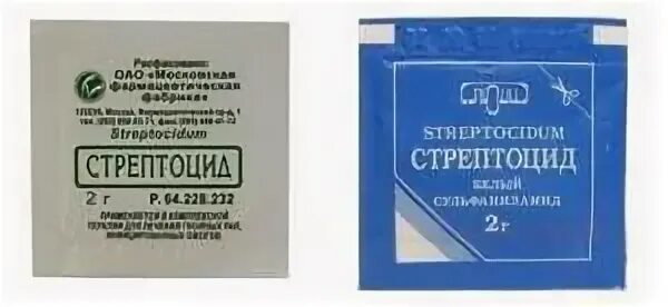 Стрептоцид можно при ангине