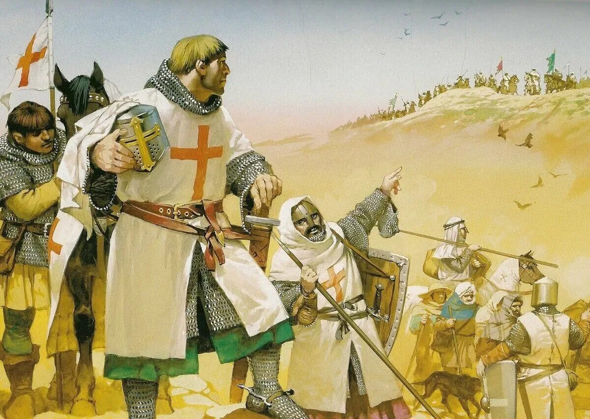 Сарацины крестовые походы. Крестовый поход тамплиеры картина. Первые крестовые походы рыцарей. Битва при хаттине крестоносцы. Первые крестовые походы рыцарей.