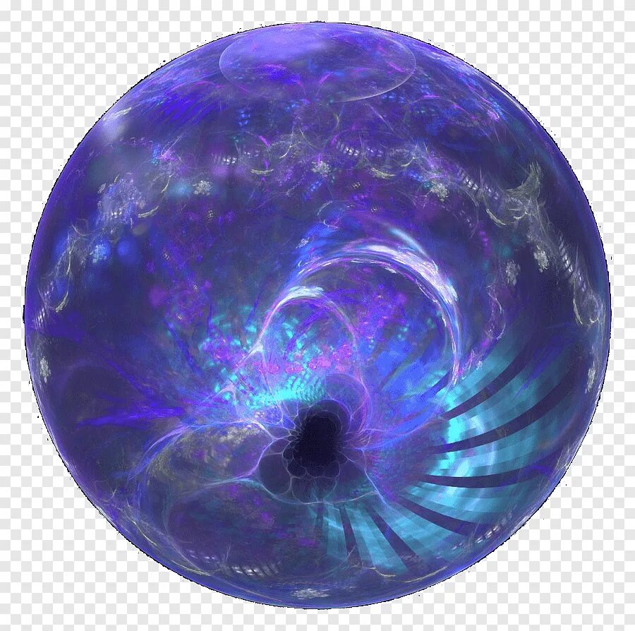 Магическая сфера. Магическая сфера на прозрачном фоне. Фиолетовая сфера. Синий магический шар.