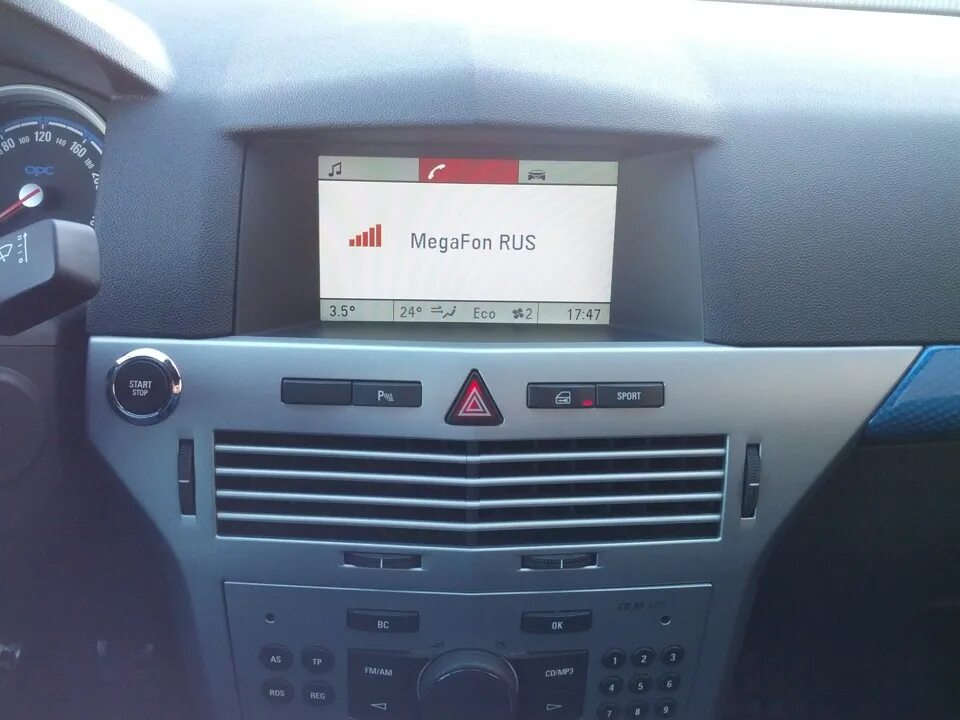 Bluetooth в Opel Astra h.