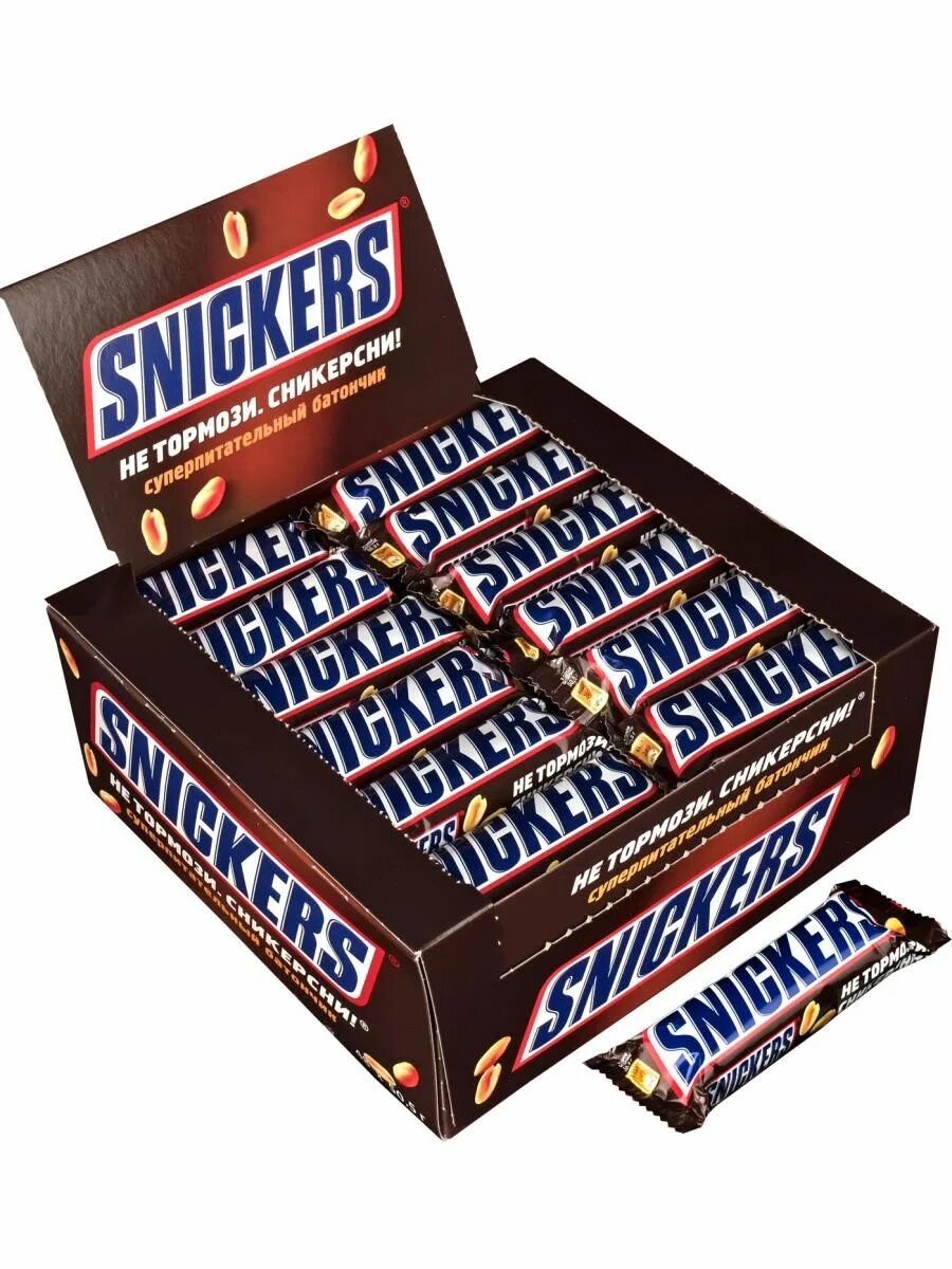 Батончик snickers 50,5г *48 (шт.). Шоколадный батончик snickers 50,5г. Шоколадный батончик snickers 50,5г /48 (шт). Батончик "Сникерс" 50,5гр ..