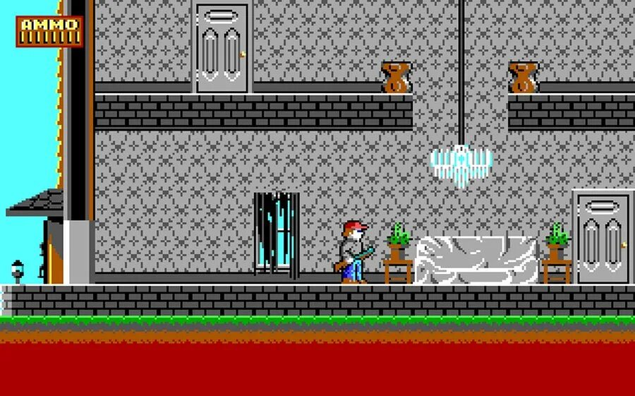 Старая игра просто. Игра Dave 1991. Dangerous Dave in the Haunted Mansion 1991. Денджерос Дейв. Игра Dave 2.