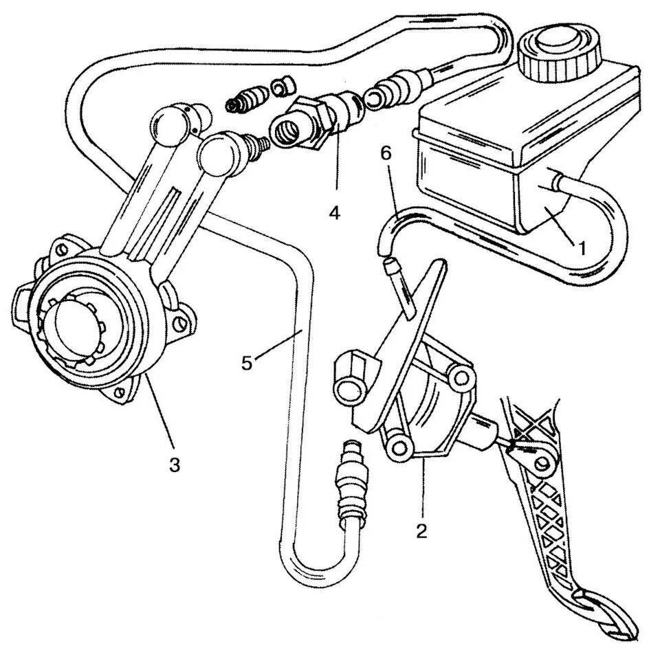 Привод сцепления Форд фокус 2. Трубка сцепления Форд фокус 2 1.8. Система привода сцепления Форд фокус 2. Гидравлический привод сцепления Форд-Транзит. Главный цилиндр сцепления транзит