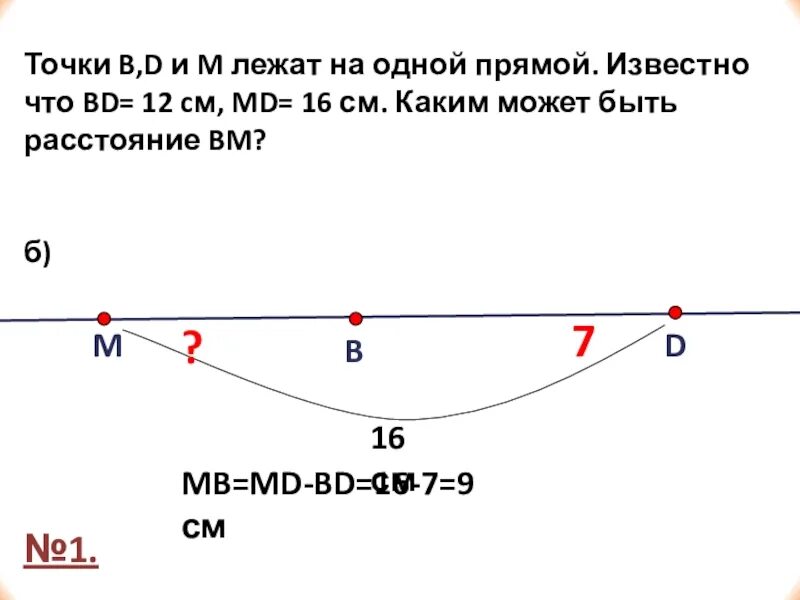 Известно что точка b