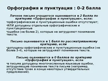 Орфографические и пунктуационные ошибки